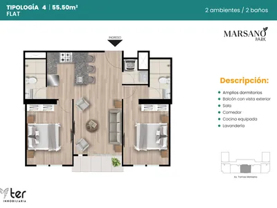 Modelo X04 · Pisos 4, 8, 13, 24