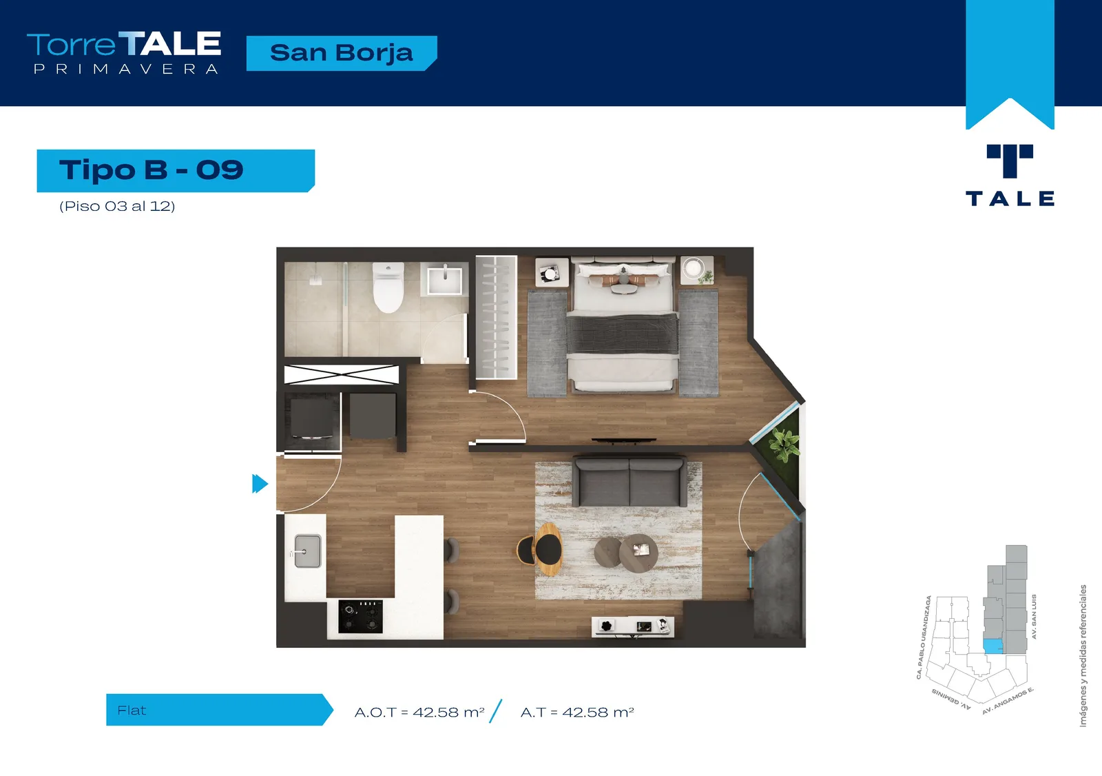 Modelo T2-X09 · Pisos 6 al 25