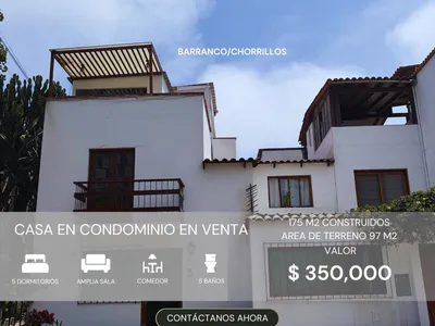 Venta de Casa en Chorrillos - Lima 5 Dormitorios 