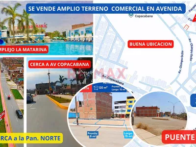 Increible Oferta Urb San Pedro  !!!! 240 M2 En Avenida Comercial Dos Terrenos En Venta A Precio De Ocasion!!!!! Puente Piedra Carabayllo