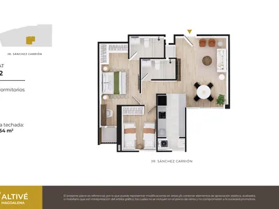 Modelo Flat 102