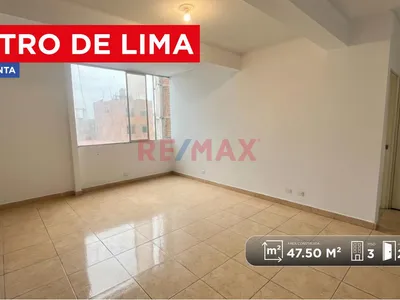 Departamento En Venta De 47.50 M² En Cercado De Lima - Jr. Washington