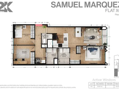 Modelo X01 · Pisos 4, 5, 8