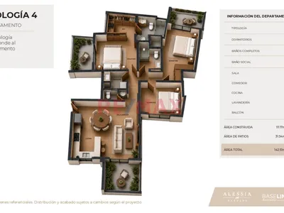 🏡 Departamento En Preventa | Alessia Gardens – Vallecito