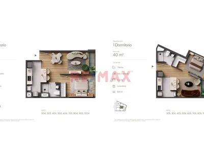 Departamento 1 Dormitorio En Preventa En Barranco | Desde 40.2 M² Hasta 60.2 M²