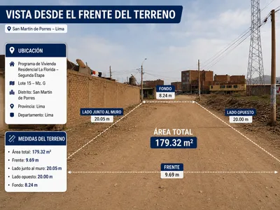Terreno 179.32 m²