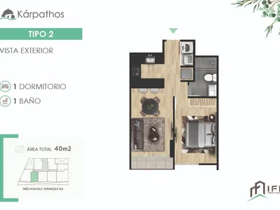 Modelo TIPO 2 · Pisos 2 al 7