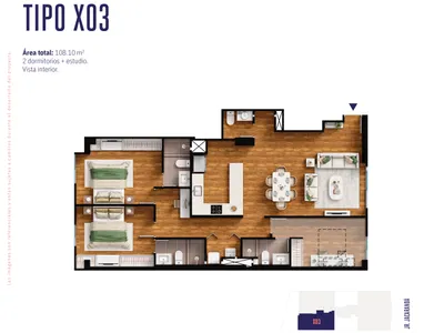 Modelo X03 · Pisos 2, 4, 5