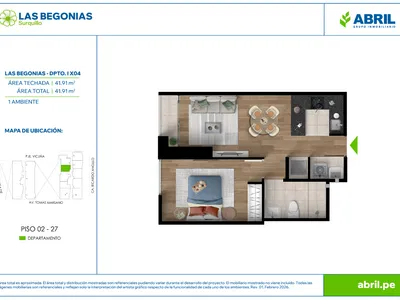 Modelo LB-I-X04 · Pisos 2 al 27