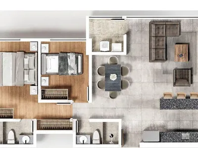 Venta de Departamento en Sachaca - Arequipa 2 Dormitorios 