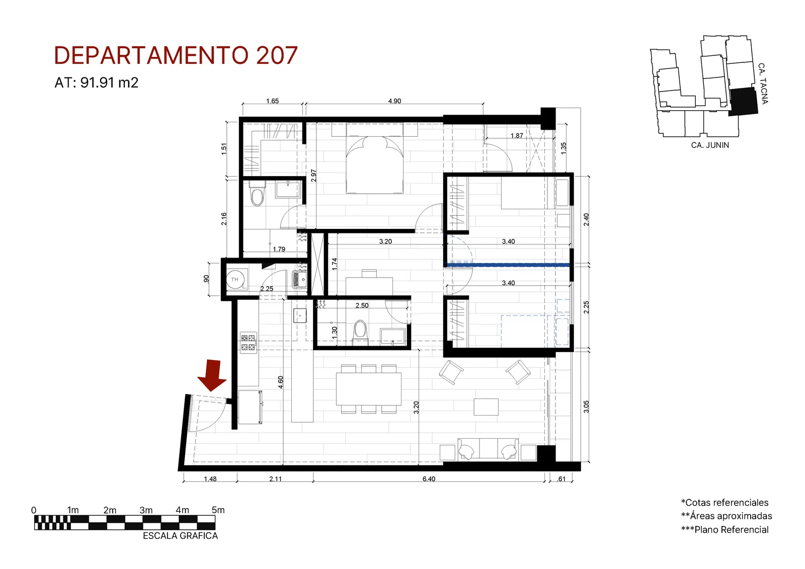 Modelo Flat Flex 207