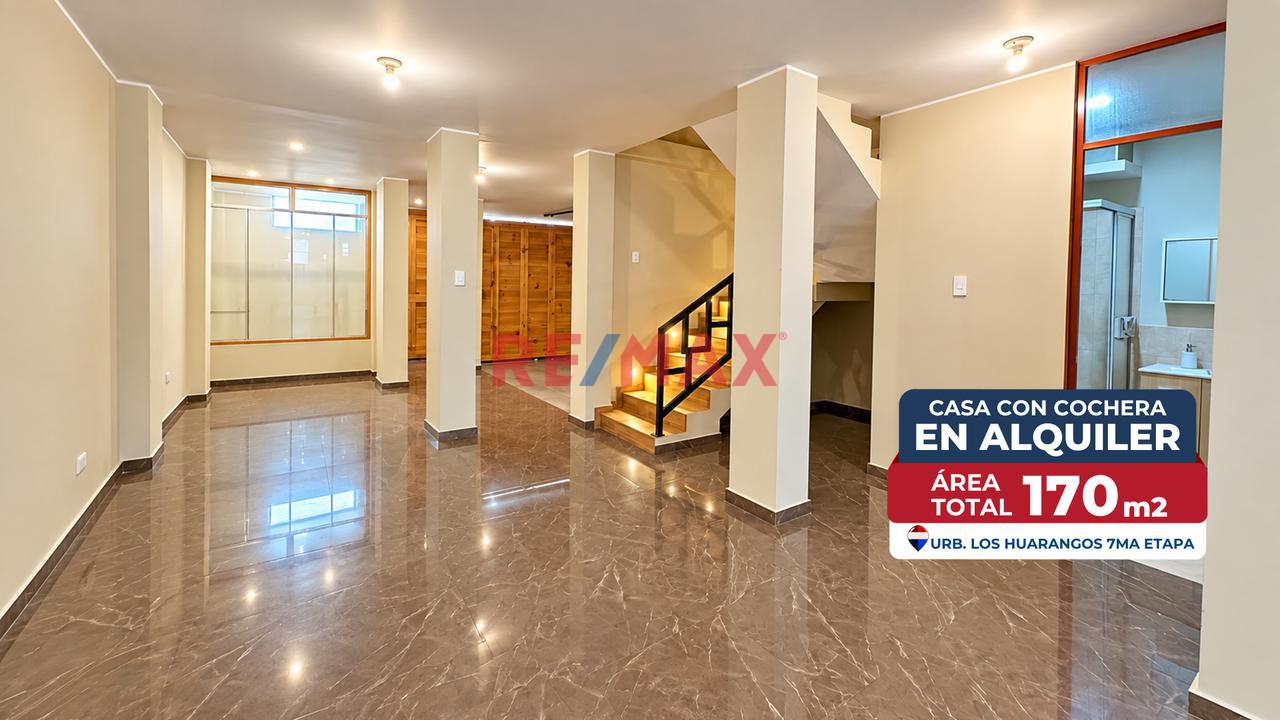Casa Con Cochera En Alquiler | Urb Huarangos 7Ma Etapa | Ica