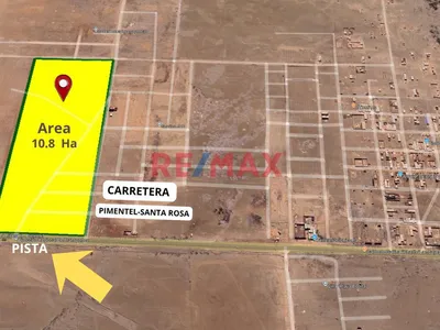 Terreno En Venta De 10.8 Hectáreas Carretera Pimentel Santa Rosa