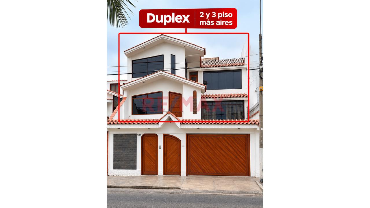 Duplex De 5 Habitaciones En Venta La Molina
