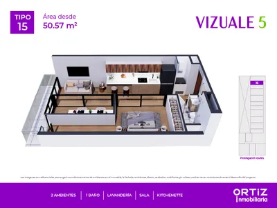 Modelo X15 · Pisos 6 al 15