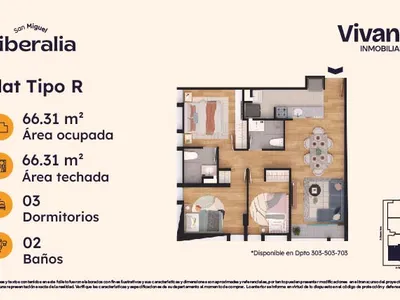 Modelo TIPO R · Pisos 5 y 7