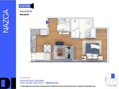 Modelo G05 · Pisos 19 y 20