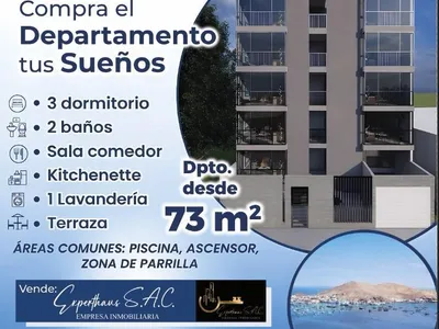 Venta de Departamento en Pucusana - Lima 3 Dormitorios 
