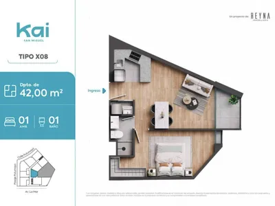 Modelo Tipo X08 · Pisos 2 al 10