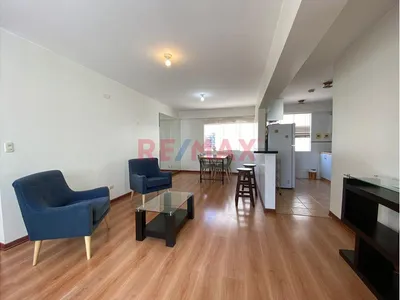 Lindo Departamento Semiamoblado A Tres Cuadras Del Malecón En Miraflores