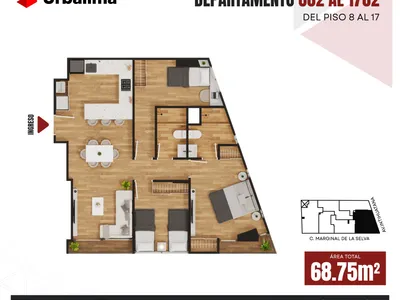 Modelo X02 · Pisos 6 al 17