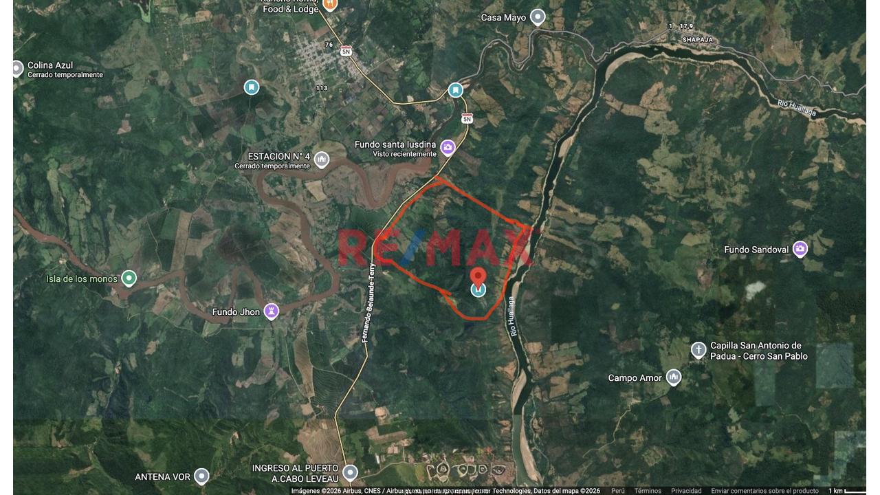 Terreno Estratégico De 32.54 Ha En Venta – Juan Guerra, San Martín
