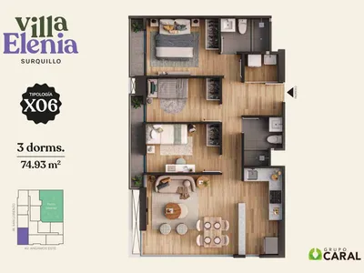 Modelo X06 · Pisos 3 al 15