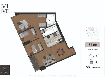 Modelo Platinum T7 · Pisos 19 y 22