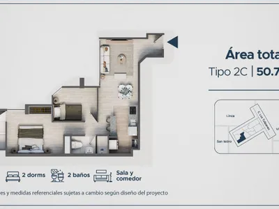 Modelo 2 · Pisos 1, 3, 4, 7