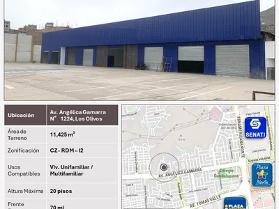 Venta de Local Comercial en Los Olivos - Lima 0 Dormitorio 