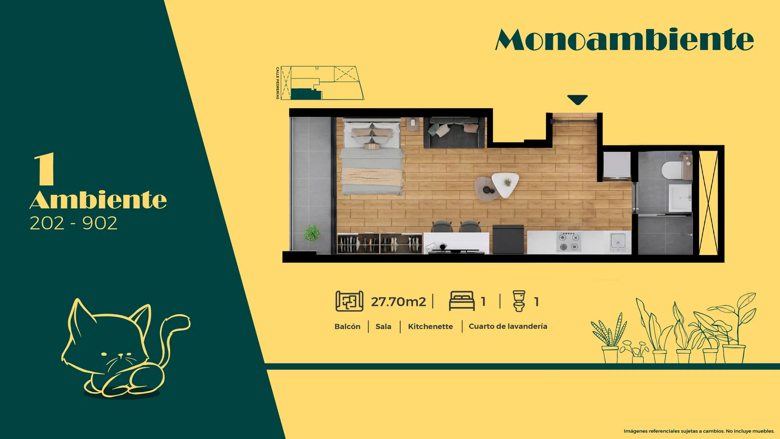 Modelo T2 · Pisos 2 al 9