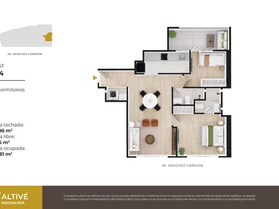 Modelo Flat 104