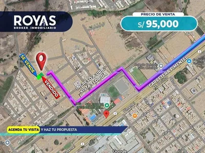 Terreno en venta · Urb. Vista Florida, Pimentel · 150 m²