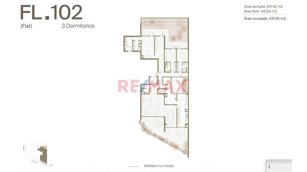 Departamento De Lujo En San Isidro Cerca Al Golf | 2 Terrazas Y Jardín Privado