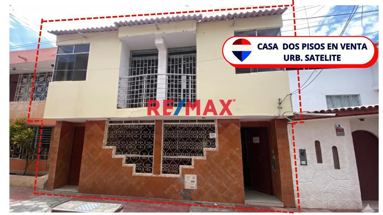 Casa En Venta Dos Pisos - Urb Satelite - Chiclayo