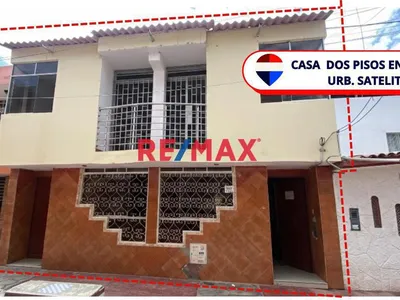 Casa En Venta Dos Pisos - Urb Satelite - Chiclayo