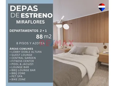 La Mejor Alternativa En Miraflores, Flats 2 Mas 1