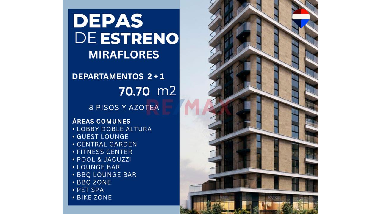 Dos Dormitorios Y Dos Baños Completos En Miraflores