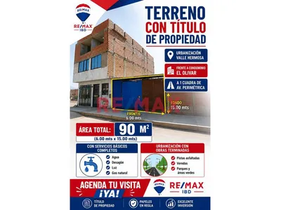 Bajo De Precio !!!!!!Terreno Listo Para Construir