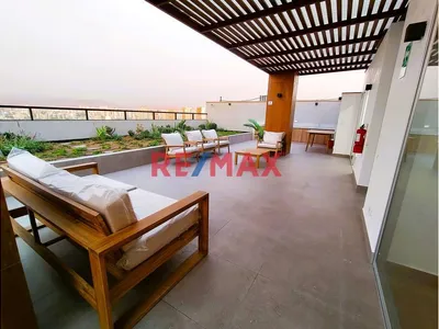 Alquiler De Departamento De Estreno De Un Dormitorio  En Pueblo Libre, Modernas Areas Sociales