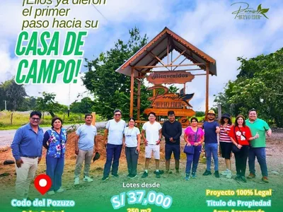Venta de Terreno / Lote en Codo del Pozuzo - Puerto Inca