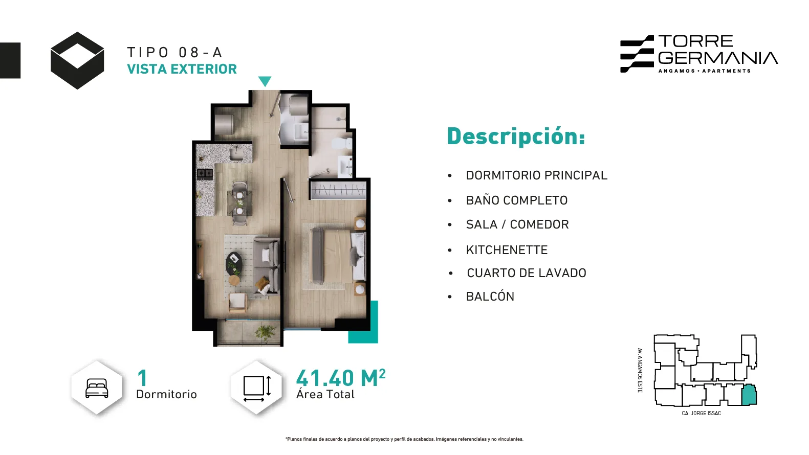 Modelo P4-P18-X08 · Pisos 4, 5, 6