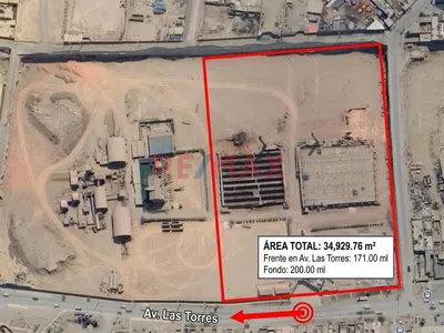 ¡Oportunidad Única En Huachipa! Terreno Industrial De 34,929.76 M² En Av. Las Torres — Usd $380/M²
