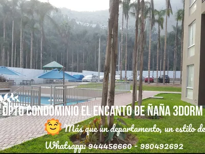 OPORTUNIDAD Dpto 1erPiso 3 dorm patio 86m Condominio Seguro y Familiar. Piscina