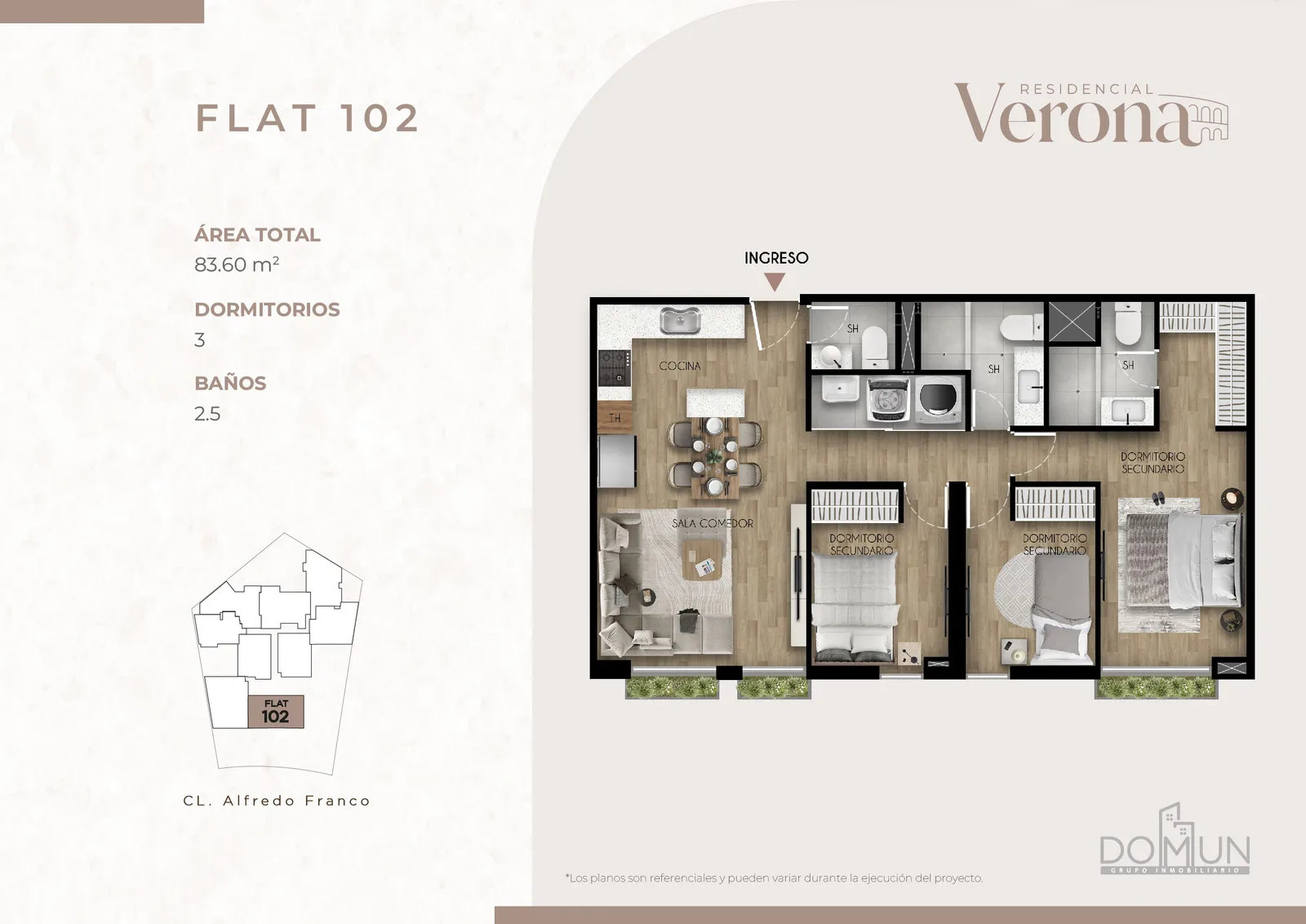 Modelo Dpto. 102