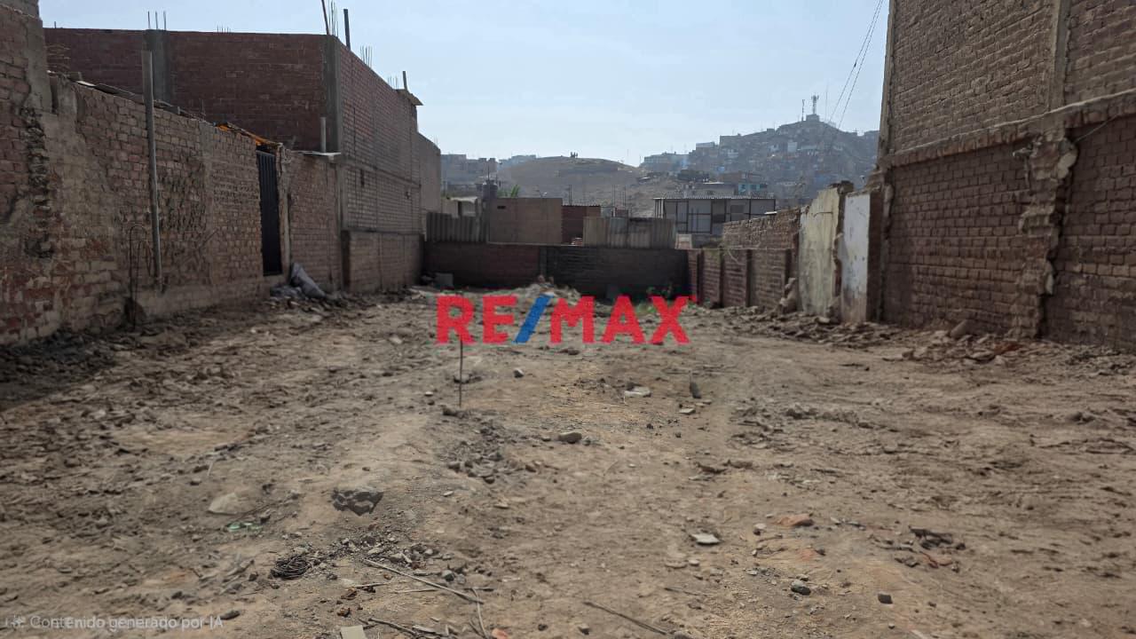Terreno Frente A Mercado Santa Rosa En Puente Piedra