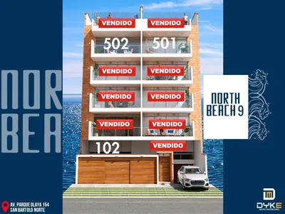 Venta de Departamento en San Bartolo - Lima 2 Dormitorios 