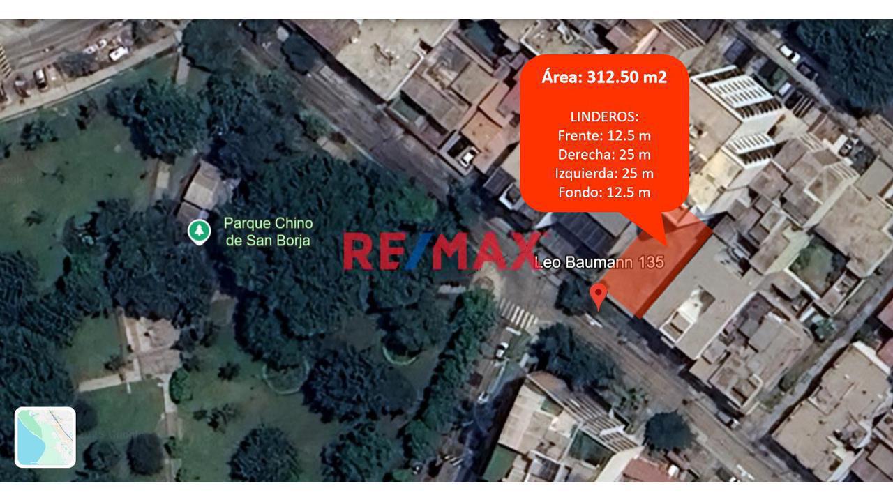 Terreno En Venta De 312.50 M² En San Borja – Excelente Ubicación Frente A Parque, Cerca Al Pentagonito