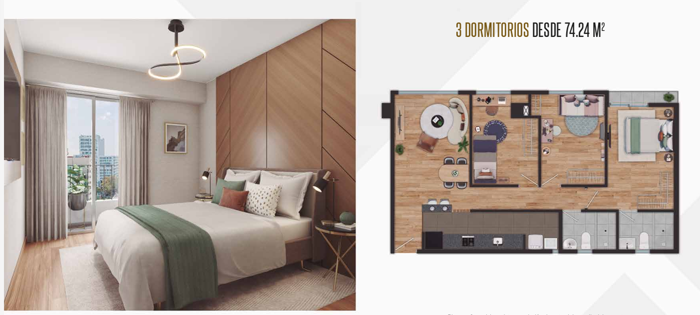 Departamento  De Estreno En Pueblo Libre En Av. Bolivar De 3 Dormitorios
