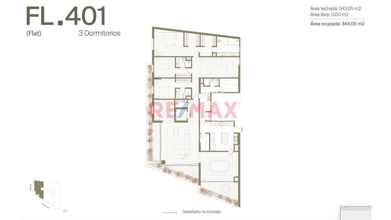 Departamento De Lujo En Esquina En San Isidro | 343 M² Y 3 Estacionamientos